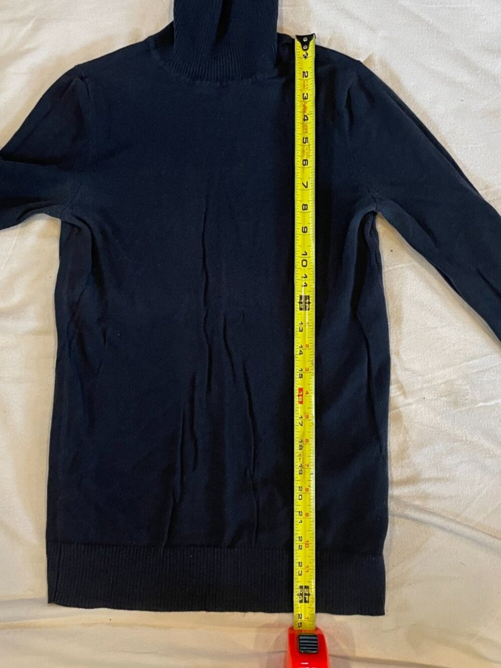 Gap Navy Turtleneck Cotton Nylon Lycra Knit Top xs - Picture 6 of 7
